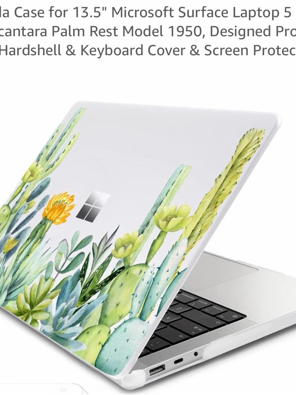 Batianda Case for 13.5” Microsoft Surface Laptop Alcantara Palm Rest Model